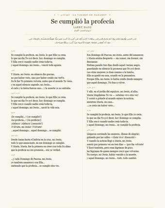 ورقة هذه الأغنية — Se cumplió la profecía