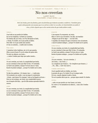 La hoja de esta canción — No nos creerían