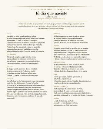 A folha desta canção — El día que naciste
